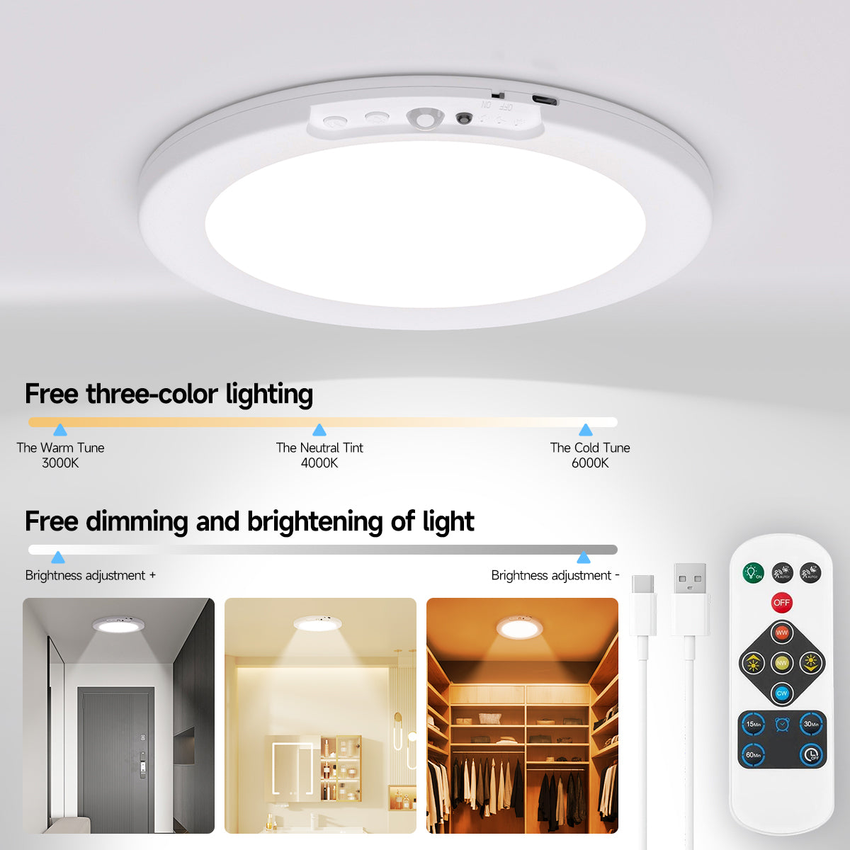 Nooklit™ Halo Path Ceiling Light